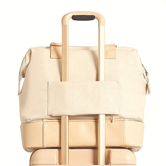 BEIS Mini Weekender Bag - Beige - NIP - Picture 4 of 4